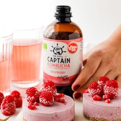 The GUTsy Captain Kombucha California Raspberry Bio-Organic Drink 400ml