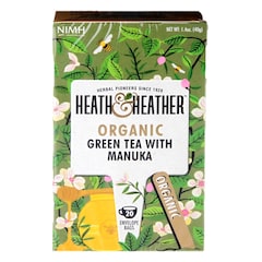 Organic Green Tea with Manuka 20 Tea Bags