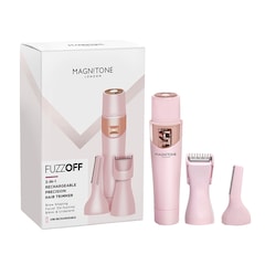 FuzzOff 3-in-1 Rechargeable Precision Hair Trimmer - Pink