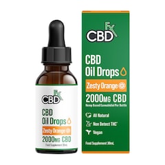 2000mg CBD Oil Zesty Orange Flavour 30ml