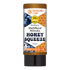 Multifloral Manuka Honey Blueberry Squeeze MGO 70 330g