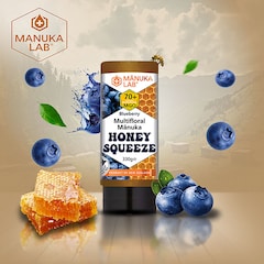 Multifloral Manuka Honey Blueberry Squeeze MGO 70 330g